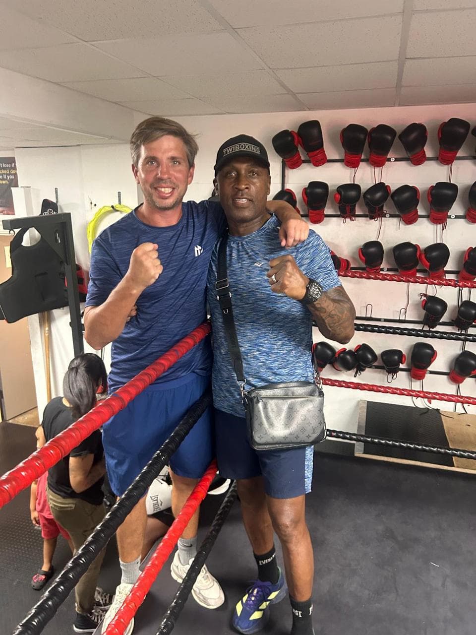 Boxers training at Marcianno ABC