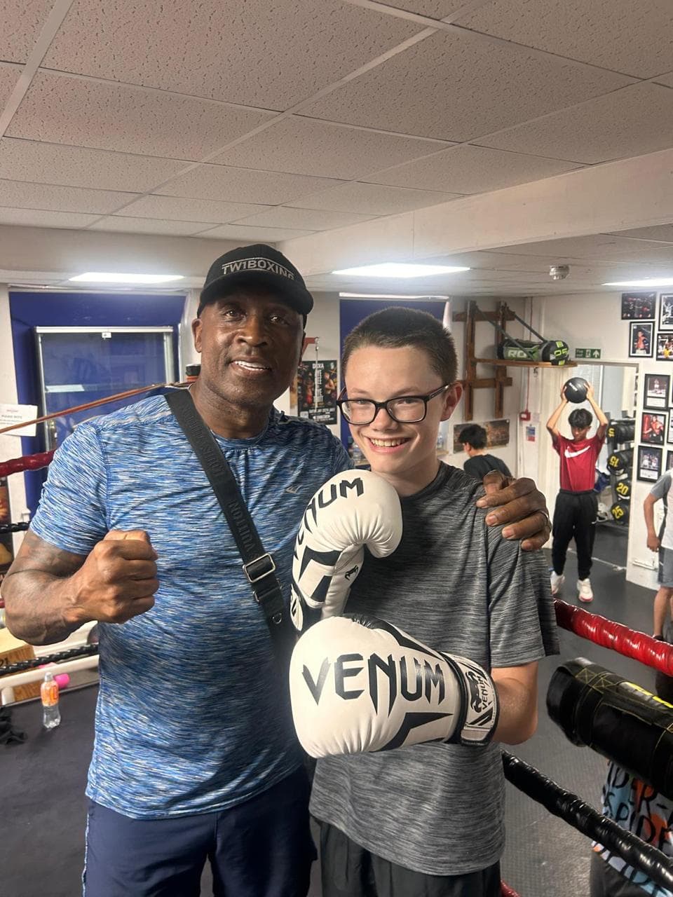 Boxers training at Marcianno ABC