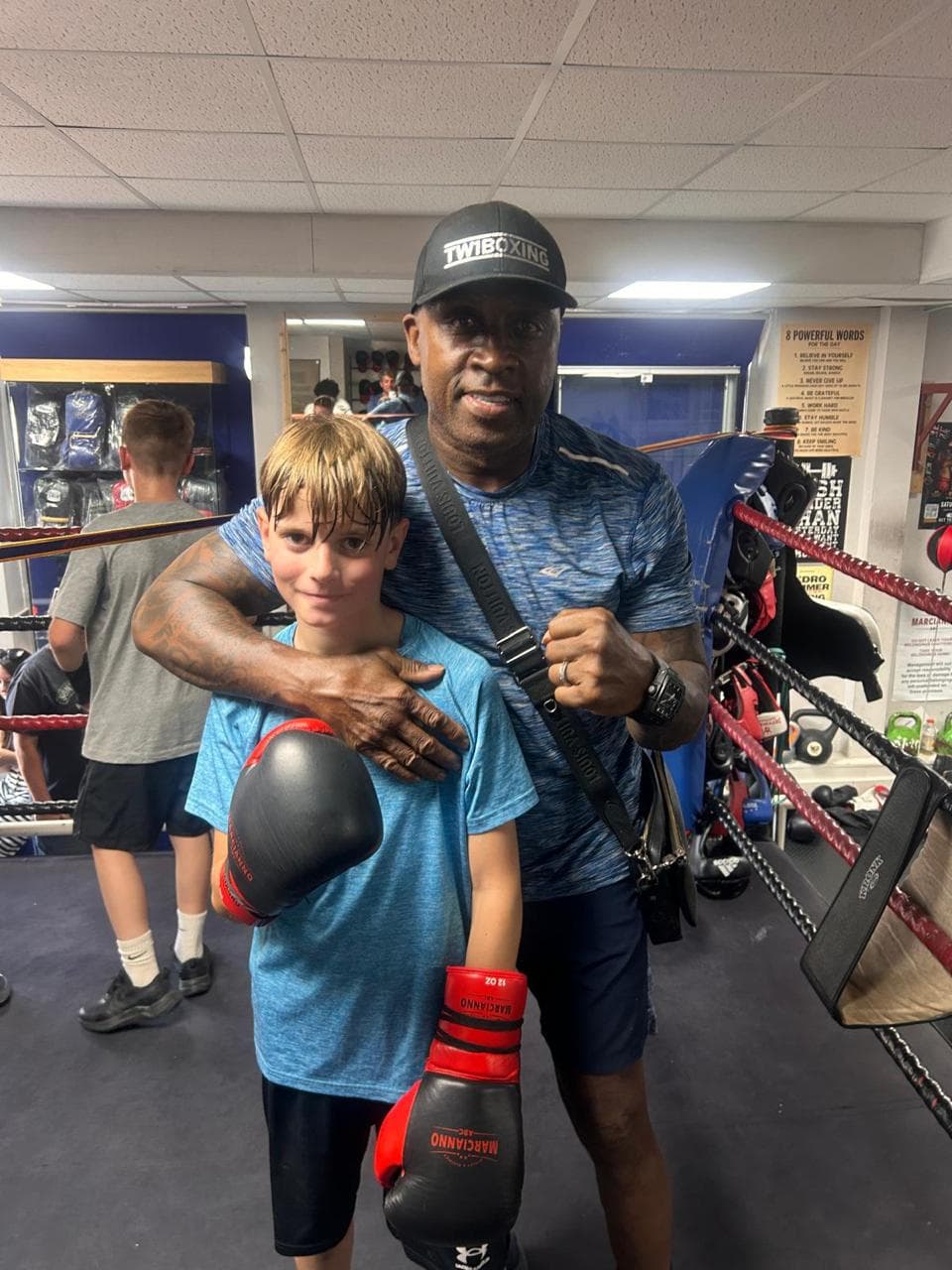 Boxers training at Marcianno ABC