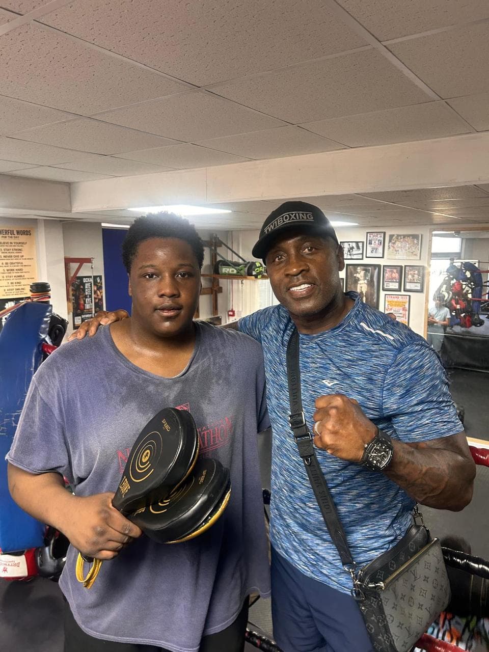 Boxers training at Marcianno ABC