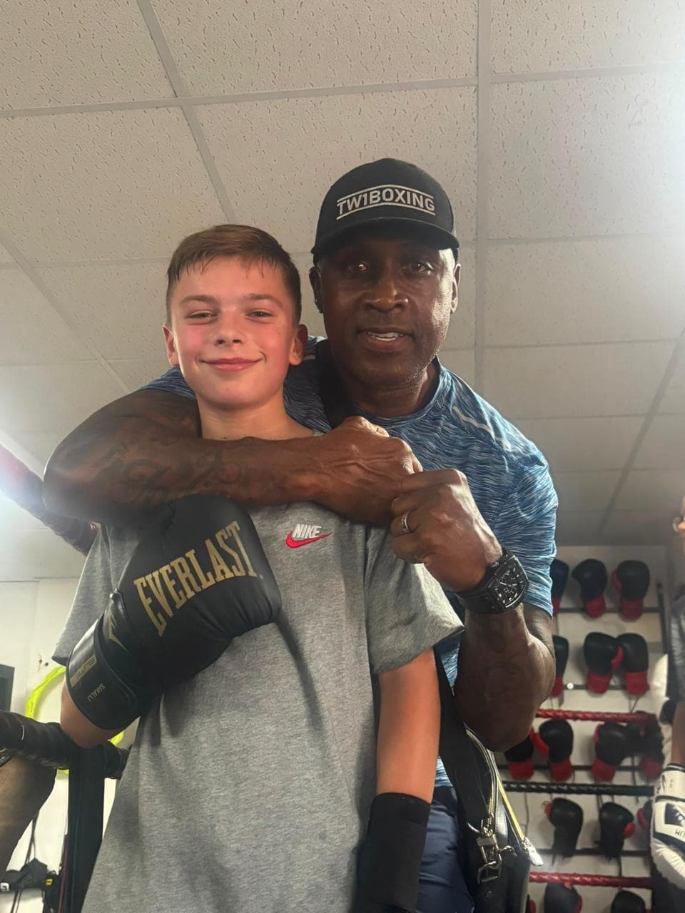 Boxers training at Marcianno ABC
